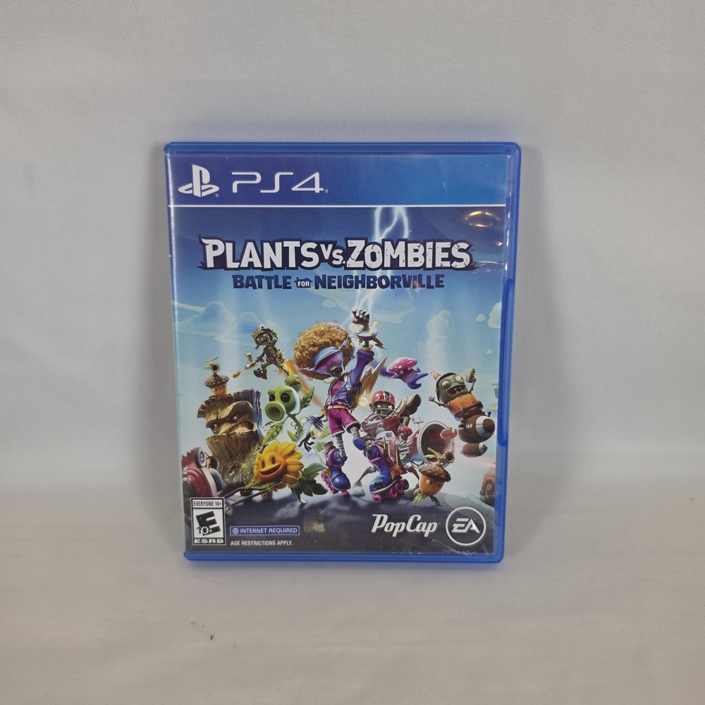 Plants vs. Zombies Battle for Neighborville PS4 PlayStation 4 CIB Tested...